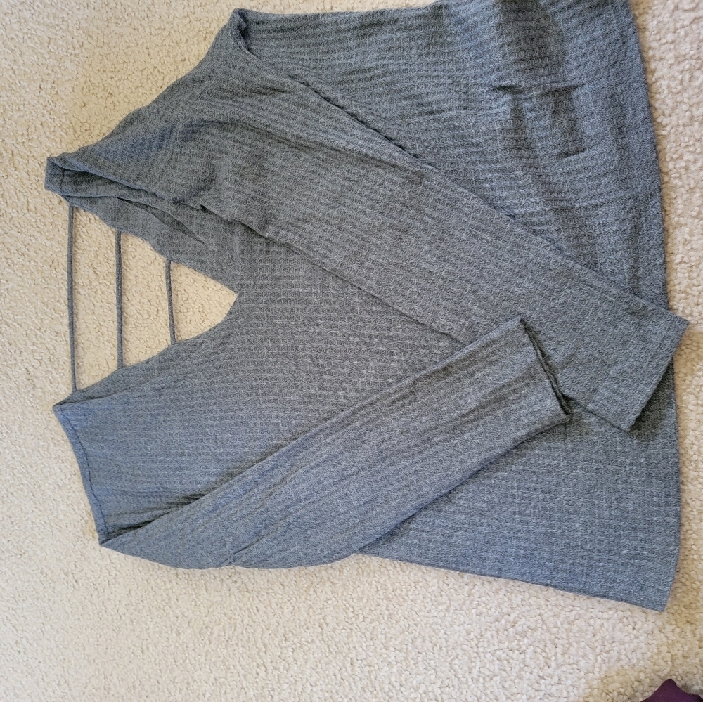 Sweater strappy back